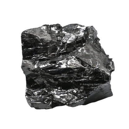 Amazing Gemstone Elite Shungite Raw Crystals and Healing Stones, Natural Rocks For Tumbling - DIY Raw Stones And Crystals (1 Piece)