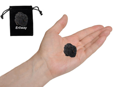 Tektite Raw Crystals, Large 1.25-2.0" Healing Crystals Natural Rough Stones Crystal for Tumbling, Cabbing, Fountain Rocks, Decoration, Polishing, Wire Wrapping, Wicca & Reiki