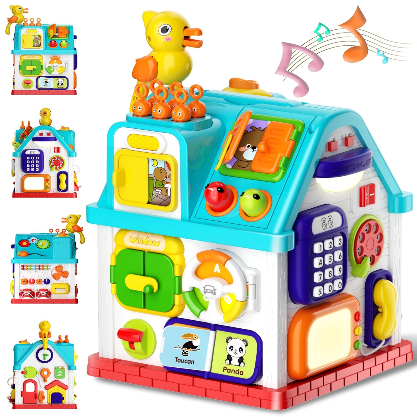 Toddler Toys for 1 Year Old Girl & Boy Gifts, Christmas &1st Birthday Gifts Toys for Ages 0-2, 20-in-1 Musical Learning House Baby Toys 6-12 12-18 Months, Montessori Sensory Toys for Toddlers 1-3