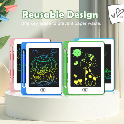 24 Pack LCD Writing Tablet for Kids, 6.5 Inch Colorful Doodle Board Drawing Tablet, Erasable Reusable Electronic Drawing Pads, Educational Learning Toys Birthday Gifts for Girls Boys Age 3 4 5 6 7 8