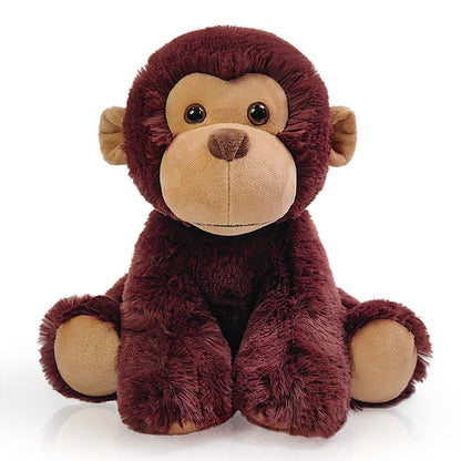 Hideekoog Monkey Stuffed Animal Toy, Soft Huggable Monkey Plush Toys for Kids, Cute Animal Gift for Boys Girls and Toy for 1-3 Toddlers -8.5 Inch