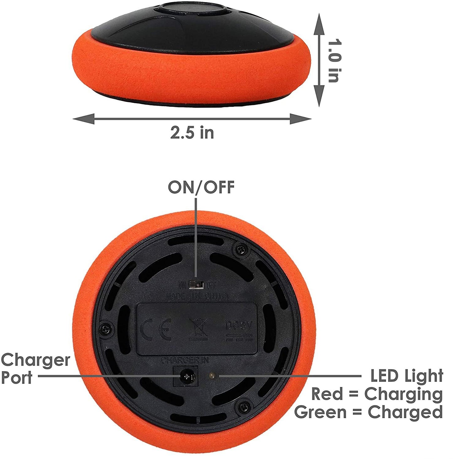 Air Hockey Hover Puck for Kids,Mini Electric Floating Hockey,Novelty Tabletop Rechargeable Hockey Hover Puck for Children