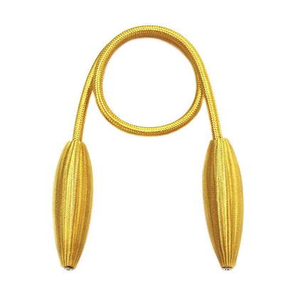 SWTOOL 2-Pack Curtain Holdbacks Curtains Tiebacks Home Decorative Window Drape Twist TieBacks Random Modelling Curtain Holdbacks (Gold)