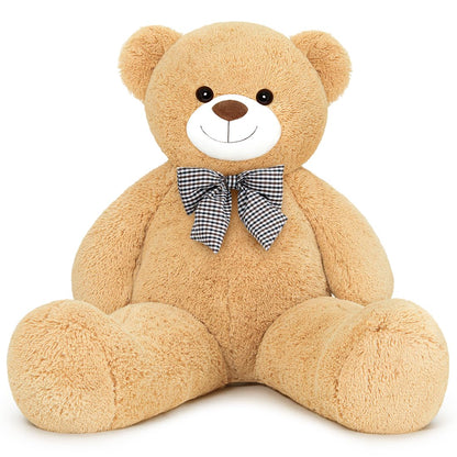 SNOWOLF Mothers Day Bear Gifts for Mom Giant Teddy Bear 47" Stuffed Animals Plush Toy, 4 Feet Cute Life Size Big Soft Bear for Boy Girl Birthday Valentine, 5 LBs, 120 CM, Light Brown