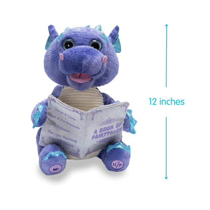 Cuddle Barn | Duncan The Dragon & Twinkling Starlight The Elephant, Animated Stuffed Animal Plush Toys, Bundle of 2