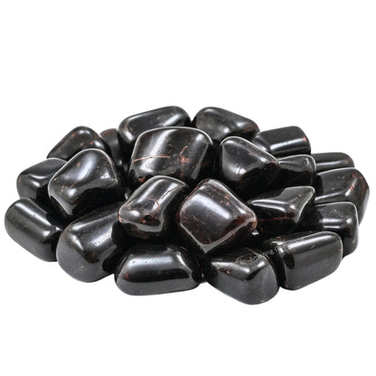 Amazing Gemstone Garnet Crystals and Healing Stones Tumbled - 1 oz Garnet Stone Gem Stones, Natural Healing Stones for Energy Balance, Stress Relief - Premium Polished Gems Rocks for Meditation