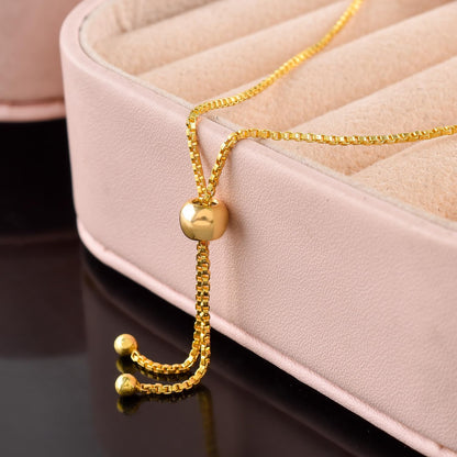 InfinityGemsArt Carnelian Bracelets For Women Natural Birthstone Jewelry Micro Orange Beads Beaded Stone Bolo Slider Crystals Gemstones Bracelet, 14K Gold Plated Adjustable Chain