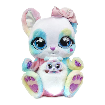 Peek-A-Roo, Interactive Rainbow Plush Toy and Baby with Bonus Bows, Over 150 Sounds & Actions, Kids Toys for Girls Ages 5 and up