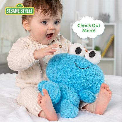 Kids Preferred Sesame Street Elmo Blanky Made of Soft Material with Knotted Corners and Pacifer Loop for Babies and Infants