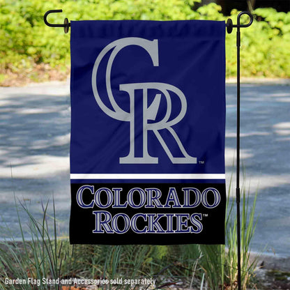 Colorado Rockies Double Sided Garden Flag