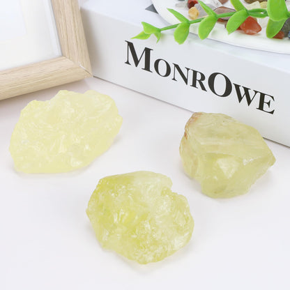 XIANNVXI Citrine Crystals 1.8-2.2" Large Raw Crystals and Healing Stones Natural Rough Crystal Rocks for Decor Gifts Tumbling Cabbing Polishing Fountain Rocks 1PCS