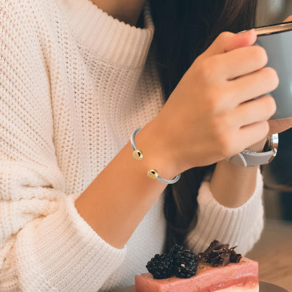 UtenoTureH Magnetic Bracelets for Women, 2-Tone Stainless Steel Magnetic Bracelet for Couples & Hea