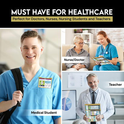 Nursing Clipboard EMT Edition 3 Layers Aluminum Foldable Nurse Clip Board Nursing Student Essentials Foldable Clipboard Nursing Trifold Nursing School Essentials