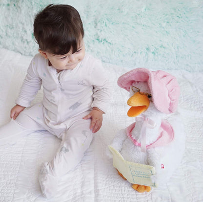 Cuddle Barn – Mother Goose Animated Stuffed Animal Reads Nursery Rhymes, 14”