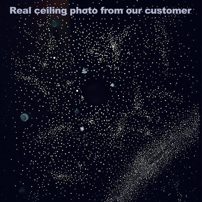 Glow in The Dark Stars Decals Decor for Ceiling 633 Pcs Realistic 3D Stickers Starry Sky Shining Decoration Perfect for Kids Bedroom Bedding Room Gifts