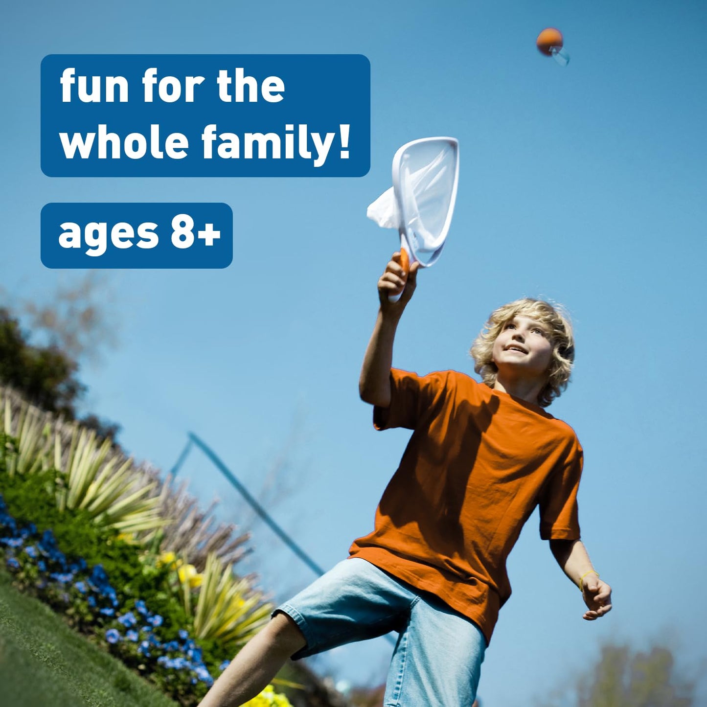 Djubi Slingball, Best Gifts for Kids and Teens All Ages 8 & Up - Slingshot Outdoor Beach, Lawn, & Tailgating Family Game - Toys Gifts for 8 9 10 11 12 13 Year Old Boys - Classic