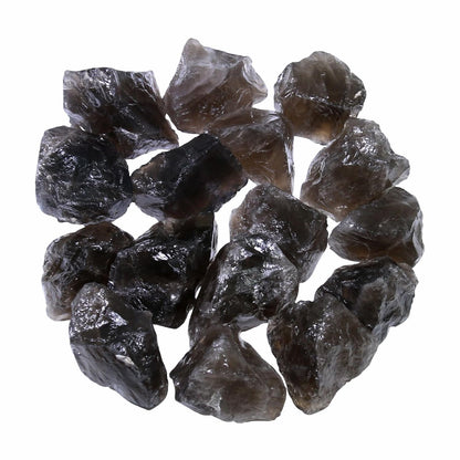 Nvzi Raw Smoky Quartz Crystals Bulk, Real Gemstones and Crystals, Rocks and Minerals, Healing Crystals, Quartz Crystals and Healing Stones, Cuarzos Originales De Energia Y Piedras(1LB)