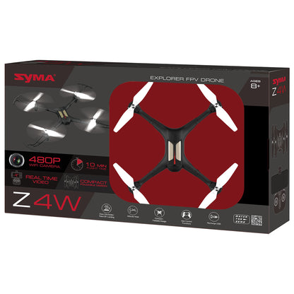 Syma Explorer FPV Drone Z4W, Compact Foldable Design, One Key Take Off and Landing, Ages 8+