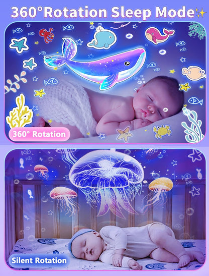 21 Sets of Films, Projector Night Light for Kids Bedroom, Baby Projector for Ceiling, Star Galaxy Night Lights with 360° Rotation Dimmable for Kids Baby Girls, Birthday, Christmas, Nursery, Room Decor