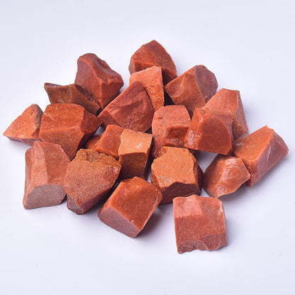 Erliway 1.25-2" Red Goldstone Raw Crystals, Natural Rough Red Goldstone Stone, Healing Raw Stones for Fountain Rock, Home Decor Meditation Energy Balancing Wire Wrapping Wicca & Reiki