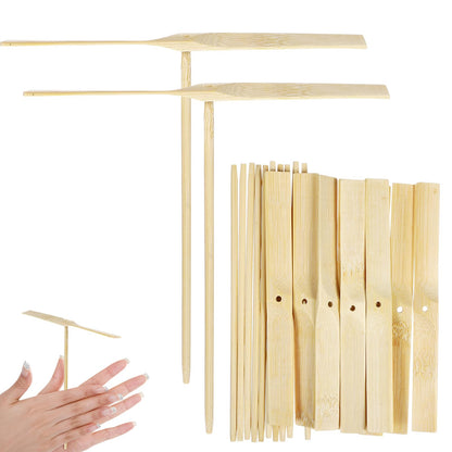 Alipis 10 Pcs Flying Helicopter Toy Wood Dragonfly Hand Rub DIY Propeller for Kids Outdoor Patio Garden Toy