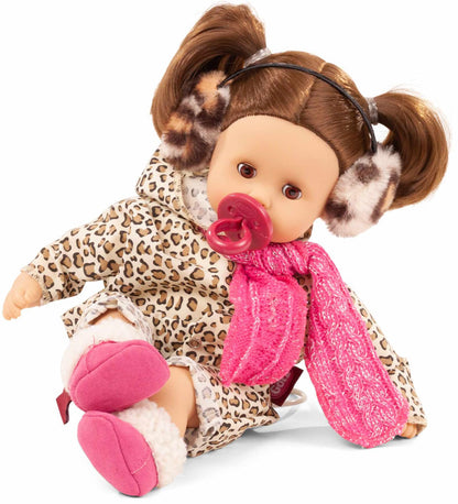 Gotz 2420960 Muffin Cats- 13" Tall Baby Doll with Brown Hair and Brown Sleeping Eyes