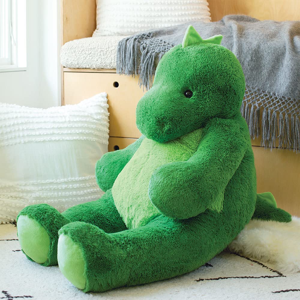 Vermont Teddy Bear Giant T-Rex Stuffed Animal | 4 Foot Dinosaur Plush Toy from Giant Cuddle Collection for Kids and Adults | Hand Finished in Vermont USA
