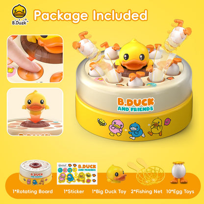 BDUCK+ Board Games for Toddlers, Kids Toys Jumping Ducks Game for Kids 4-8, 2 Players Family Board Game Interactive Educational Toy for Boys Girls, Birthday Gifts for Age 3 & Up