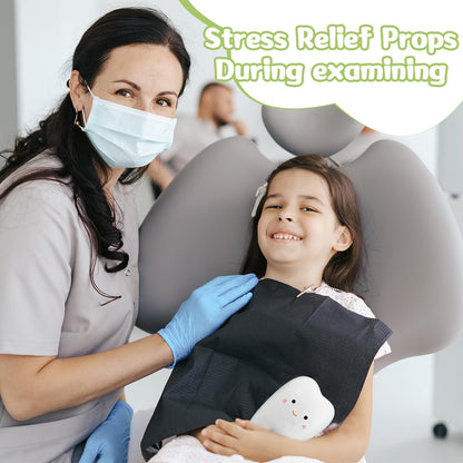 Shappy 12 Pcs Dentist Gift Teeth Jumbo Kawaii Teeth Slow Rising Squeeze Cute Tooth Cartoon Tooth Toy for Girls and Boys Soft Stress Relief Cute Squeeze Dental World Oral Health Day Gift