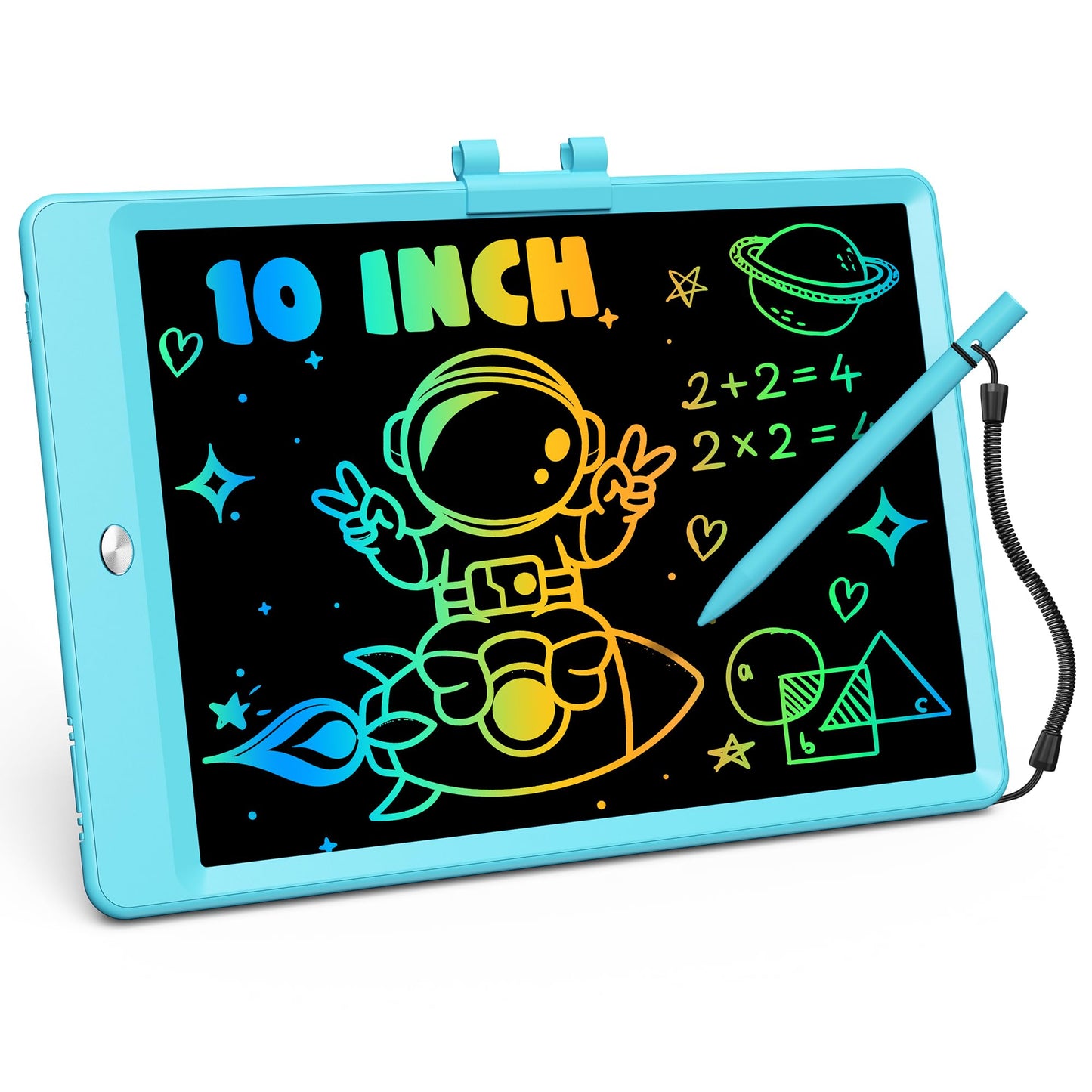 ORSEN 10 Inch LCD Doodle Board Writing Tablet for Kids - Colorful Drawing Pad and Educational Toy Gift for 3-6 Year Old Boys and Girls