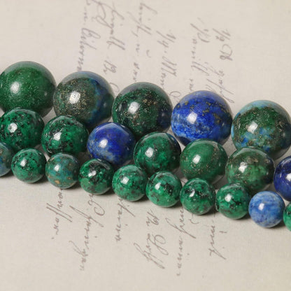 About 45pcs 8mm Natural Stone Beads Phoenix Lapis Lazuli Beads Energy Crystal Power Gemstone for Jewelry Making, DIY Bracelet Necklace