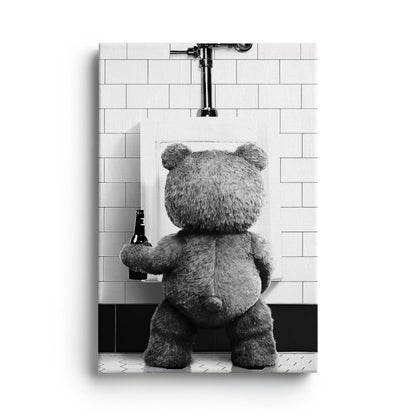 DIHSIEG 12x16 Canvas Wall Art funny bathroom wall art Print Poster Vintage Poster Frameless Floral Can be hung on the Wall Heal Your Heart poster Wall Art Canvas