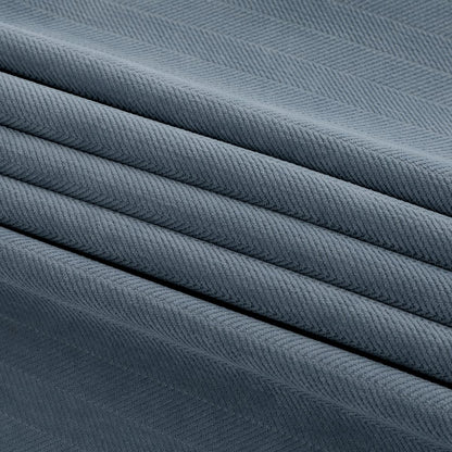 AMBERIS Bed Runner Single Layer Chenille Blue, Modern Style Bed Scarves for Home Hotel Decorations (Pillowcases Sold Separately)