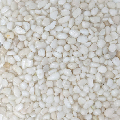 Midwest Hearth Decorative Polished White Pebbles 3/8" Gravel Size (2-lb Bag)