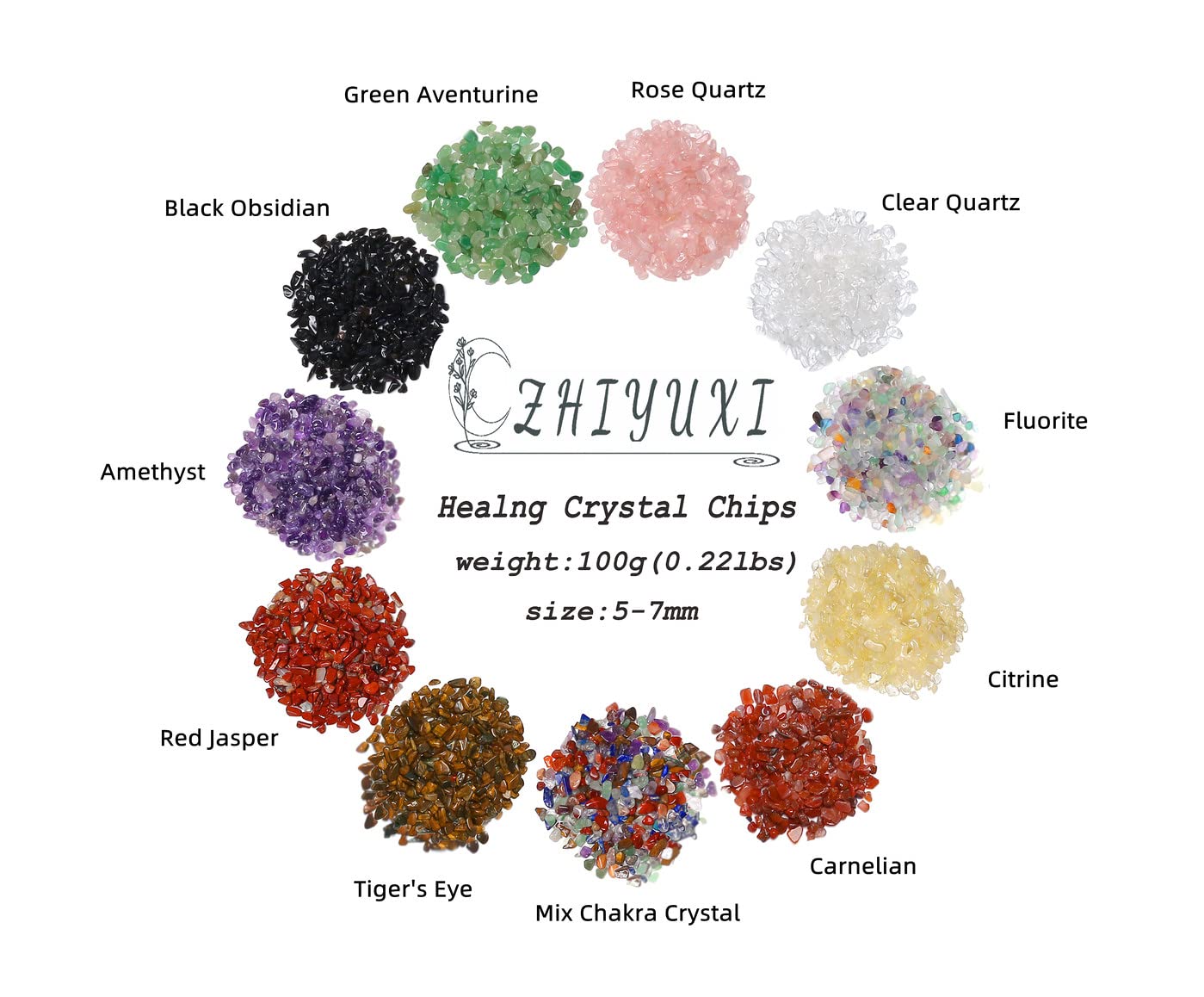 ZHIYUXI Amethyst Crystal Chips Fish Tank Gravel Vase Filler Stones Bulk Crushed Crystals Gemstone Polished Natural Quartz Stone Healing Crystals Glass Stones Fish Rocks