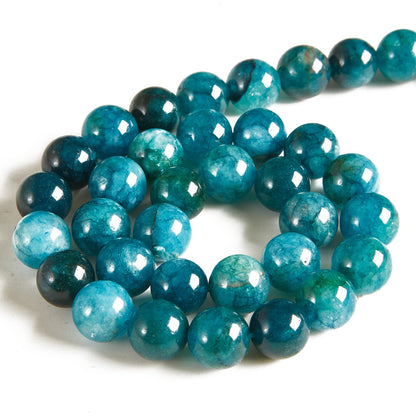 100pcs 6mm Apatite Beads Natural Gemstone Beads Round Loose Beads for Jewelry Making