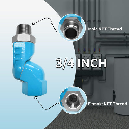 3/4 Inch Commercial Gas Hose Swivel Connector, Fuel Hose Swivel,Quick Connect Hose Fitting Intended for Kitchen,48 Inch Gas Line Hose and Restaurant