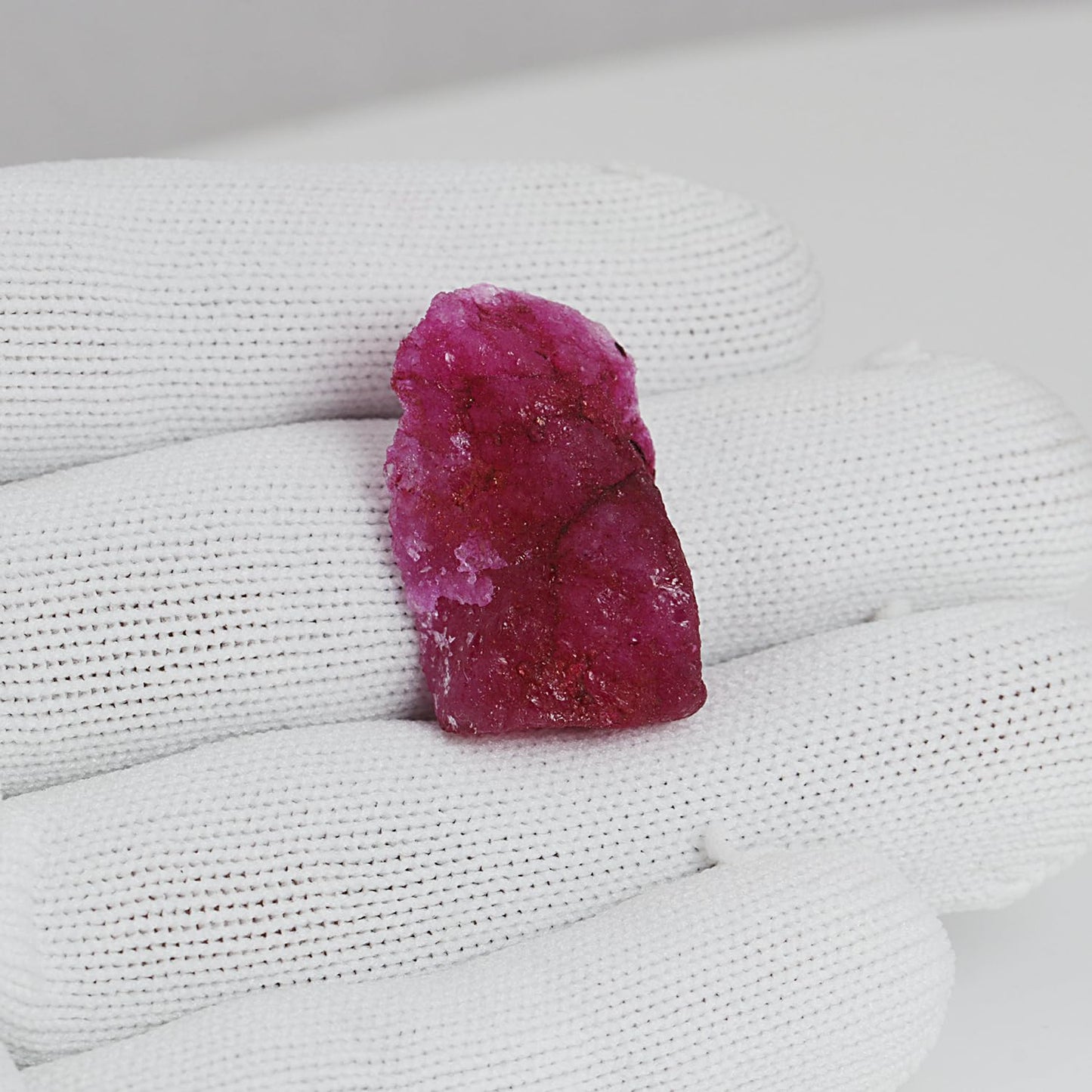 REAL-GEMS Natural Royal Red Ruby 73.5 Ct Raw Rough Loose Gemstone Crystal Mineral for Jewelry Making Lapidary AXD-996