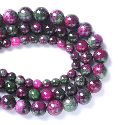 8MM 45PCS Multi Jade Stone Beads Spacer Loose Beads for Jewelry Making DIY Bracelet Necklace