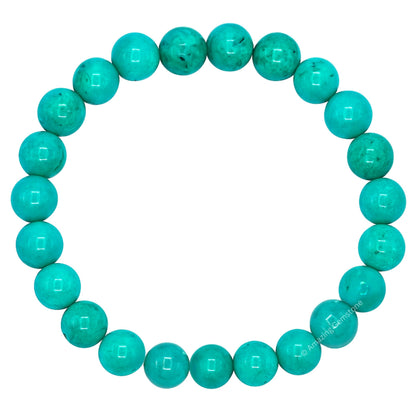 Amazing Gemstone Crystal Bracelet for Women Men's Gifts - Protection Healing Crystal Bracelet - 8mm Gemstone Beaded Stretchable Bracelet Pulseras Para Hombres Mujer Stocking Stuffers Mothers Day Gift (Turquoise (Stabilized))