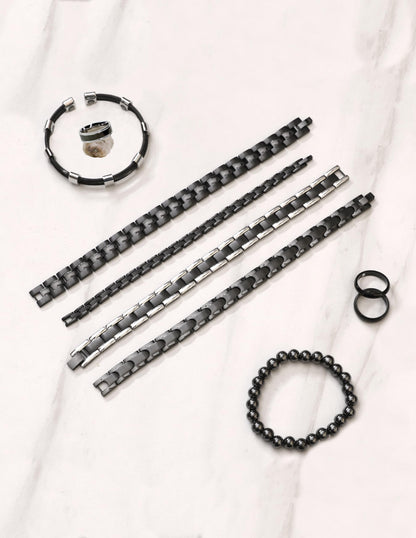 MAGNEHEALTH Magnetic Stainless Steels Bangles Bracelets for Women