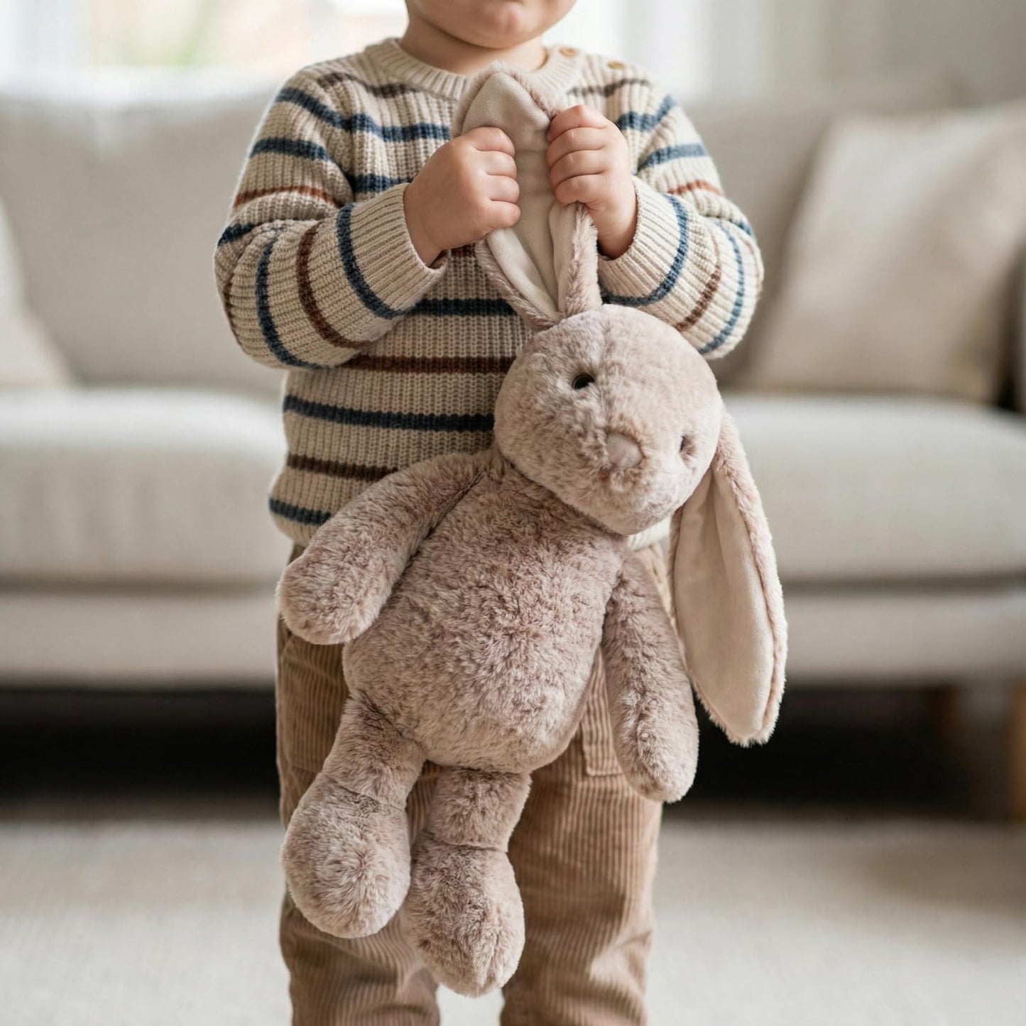 WEIGEDU Bunny Rabbit Stuffed Animals Plush Toys for Kids Girls Boys Baby Birthday Bedtime Gift, 17.7 inches