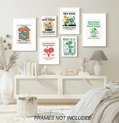 GIFTSFARM Vintage Posters, Retro Wall Art, Retro Poster for Room Aesthetic