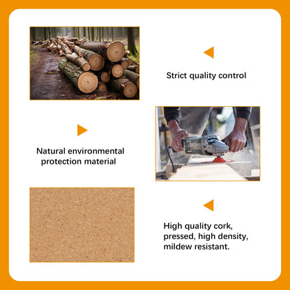 18 Pcs Cork Coasters with Lip,Absorbent Drink Coaster with Grooved Round Edge,Non-Slip,Heat-Resistant,Suitable for Mugs, Glasses,Coffee Coasters for Home Tabletop Decoration
