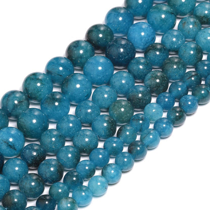 6mm Apatite Natural Stone Beads Round Loose Beads for Jewelry Making Yochus DIY Beads Bracelet Necklace