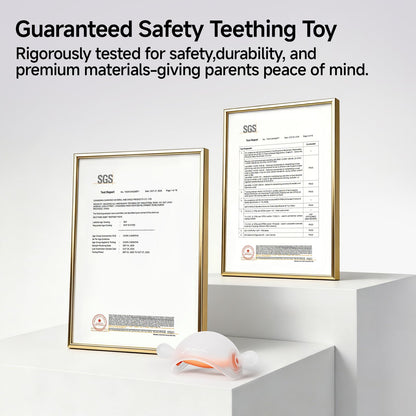 Garkoko 2PCS Baby Teething Toys, No-Drop Silicone Baby Teether Toy for Babies 3-6 Months & 3-18 Months, BPA-Free Infant Teether for Teething Relief