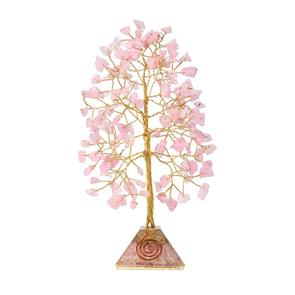 Crocon® Citrine Crystals Tree of Life Quartz Base, Birthday Gifts for Women, Men Home & Office Decor Money Tree Healing Crystals Womens Gifts Ideas House Warming Gift Sister Unique Decoration Present