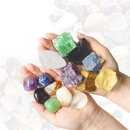 Lepidolite Healing Crystal Stones, 1.25-2.0" Large Reiki Healing Gemstones Natural Tumbled Polished Stones for Energy Witchcraft Therapy Meditation