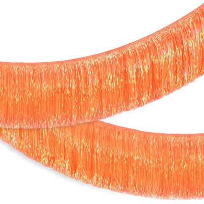 xo, Fetti Orange Fringe Banner - 4 ft | Showgirl Party Garland, Halloween Decor, Birthday Backdrop, Fiesta Vibes, Fall Party Decorations, Girly Celebration