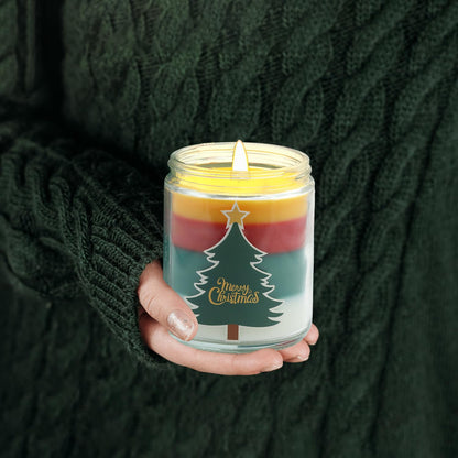 Christmas Candles - Christmas Gifts for Women, Aromatherapy Candle for Home Scented, Natural Soy Wax Fir Scented Candles